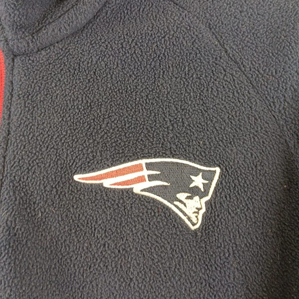 New England Patriots NFL Youth L 14/16 Fleece Pullover Sweatshirt - Picture 8 of 9